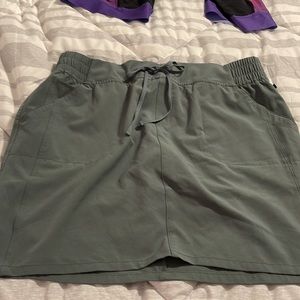 Green skort